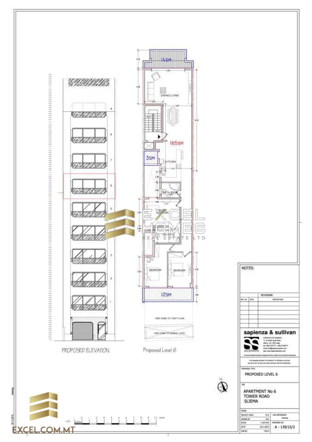 3 bedroom Apartment in Sliema, Malta – 6619