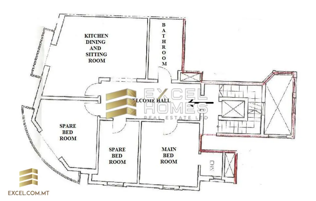 3 bedroom Apartment in Marsascala, Malta – 9458