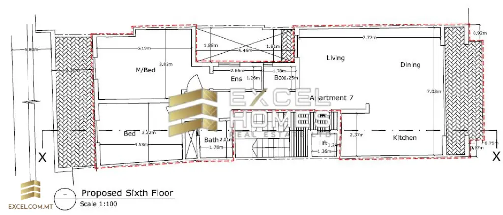 1 bedroom Apartment in Sliema, Malta – 16687