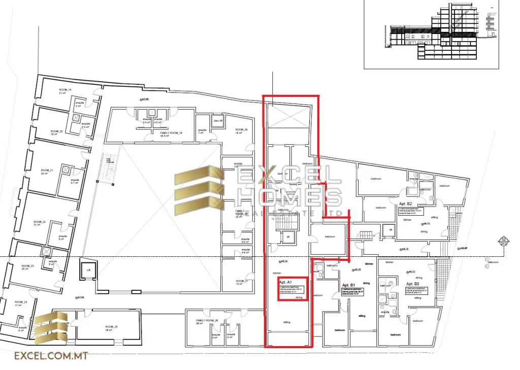 1 bedroom Apartment in Sliema, Malta – 16875