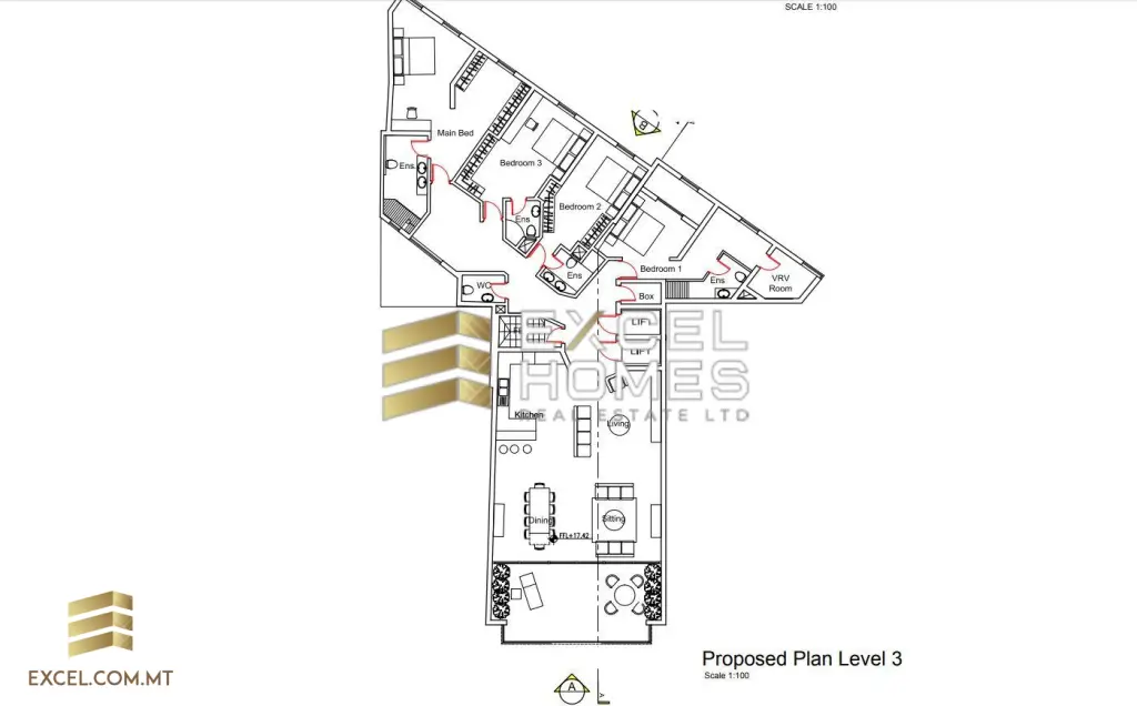 4 bedroom Apartment in St Julians, Malta – 17609