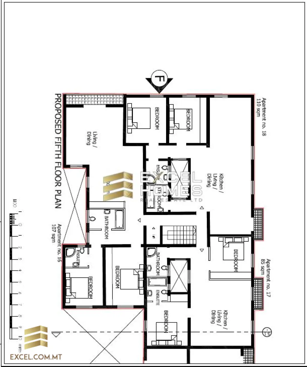 2 bedroom Apartment in Ta Xbiex, Malta – 18078