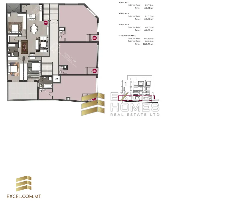1 bedroom Commercial in Qormi, Malta – 18235
