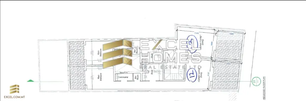 2 bedroom Penthouse in Fgura, Malta – 19085
