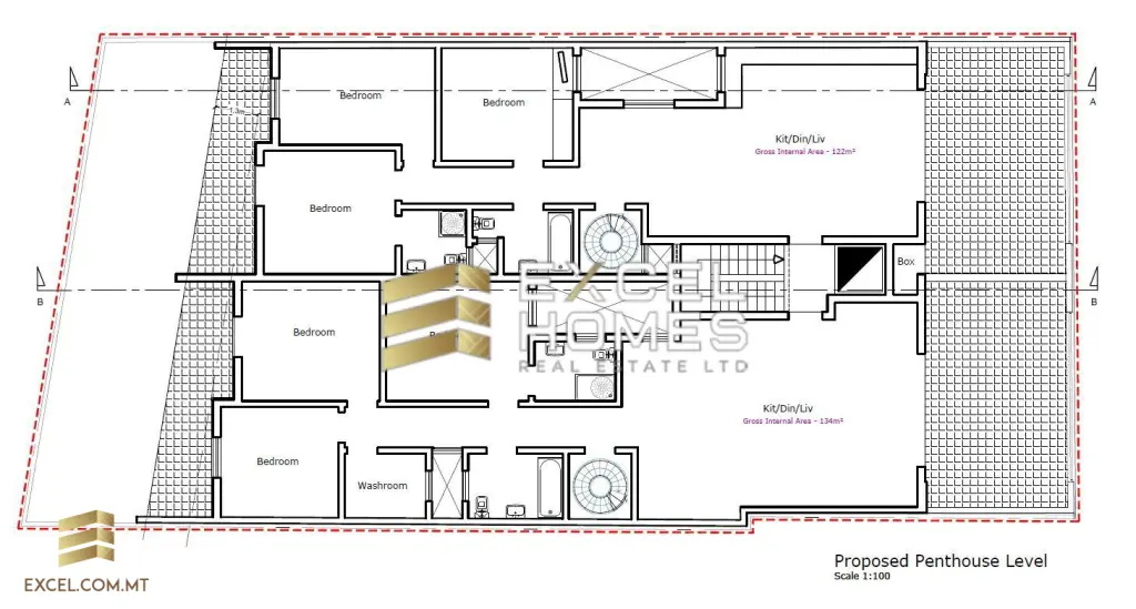 3 bedroom Penthouse in Burmarrad, Malta – 19162