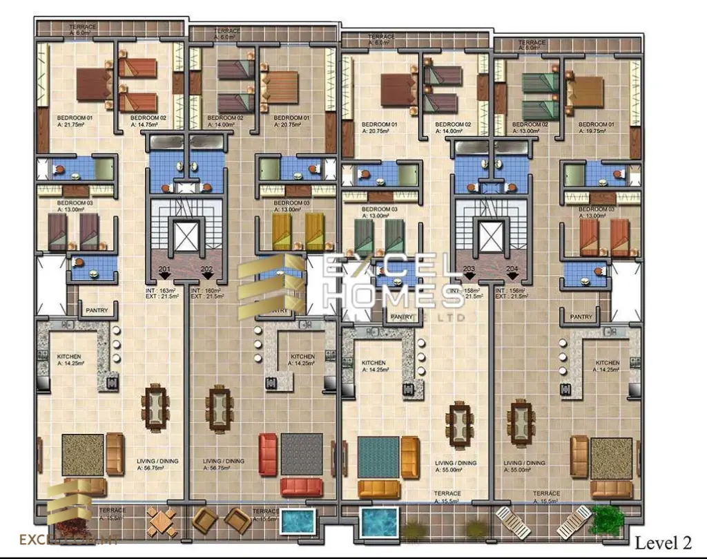 3 bedroom Apartment in Mellieha, Malta – 19189