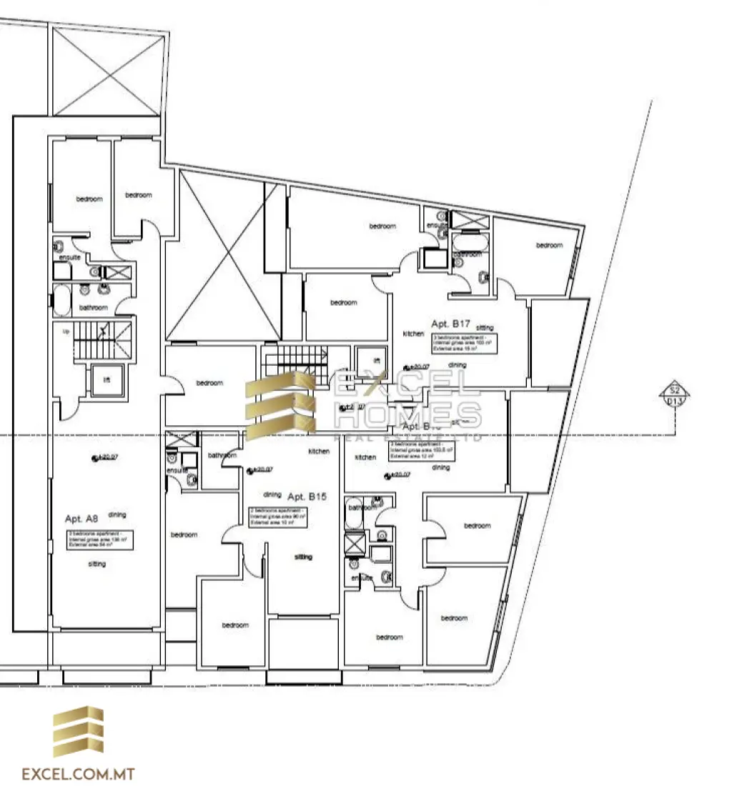 3 bedroom Apartment in St Julians, Malta – 19323