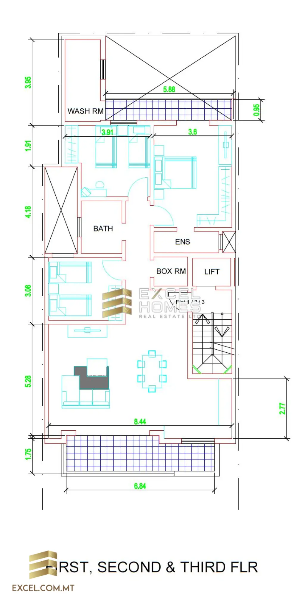 3 bedroom Apartment in Swieqi, Malta – 20190