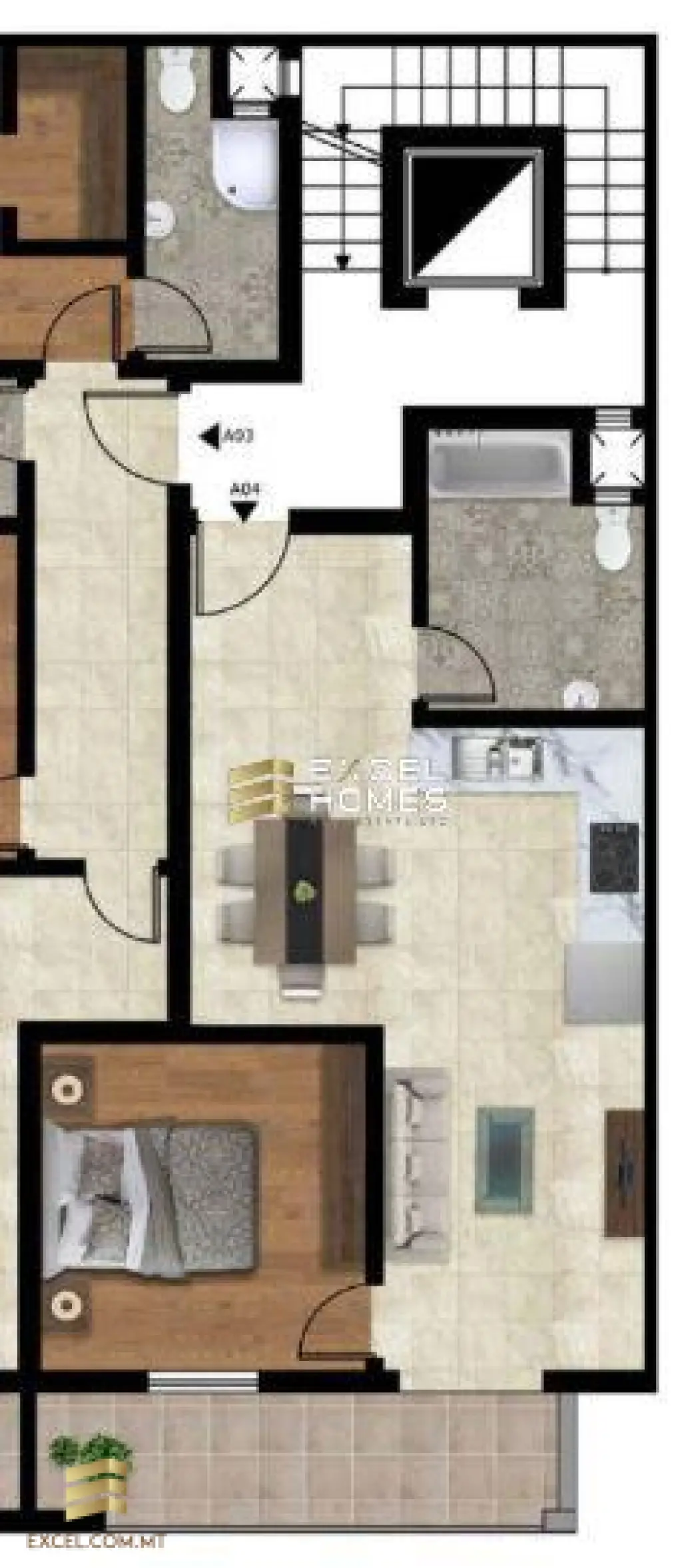 1 bedroom Apartment in Swieqi, Malta – 20445