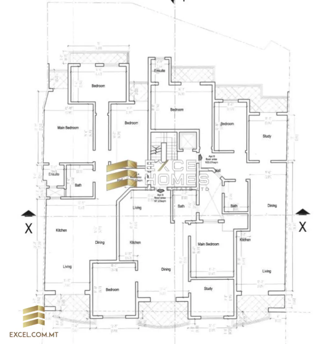 3 bedroom Apartment in Luqa, Malta – 20619