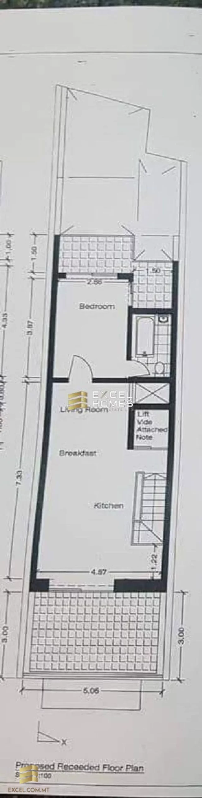 1 bedroom Penthouse in Pieta, Malta – 22100