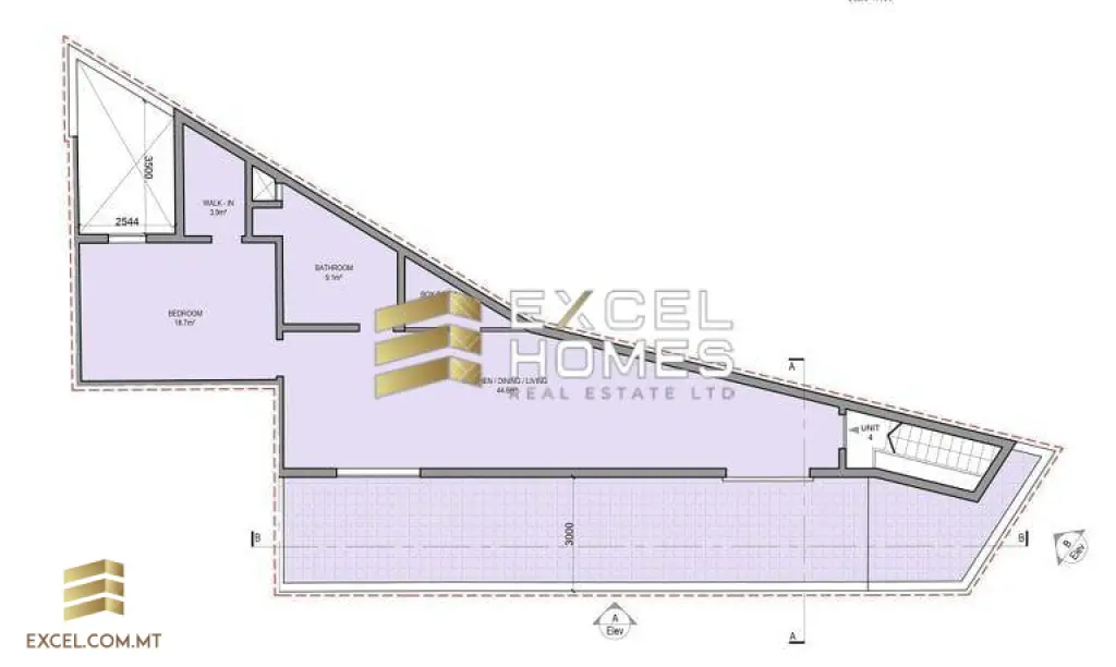 1 bedroom Penthouse in Zejtun, Malta – 22602