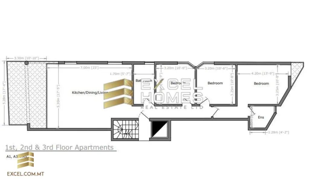 3 bedroom Apartment in Xlendi, Malta – 22667