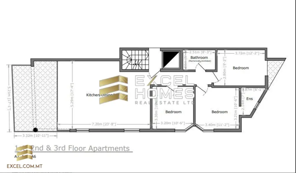 3 bedroom Apartment in Xlendi, Malta – 22667