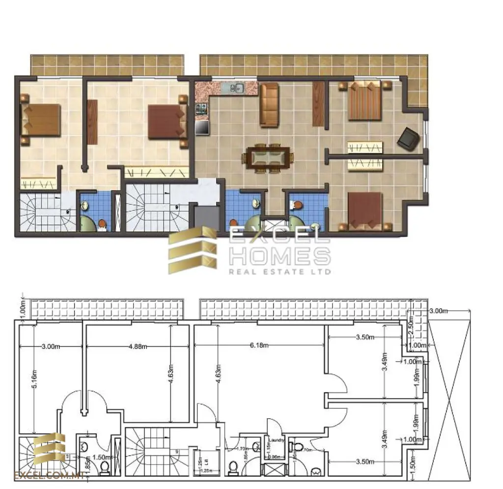 2 bedroom Apartment in San Gwann, Malta – 22828