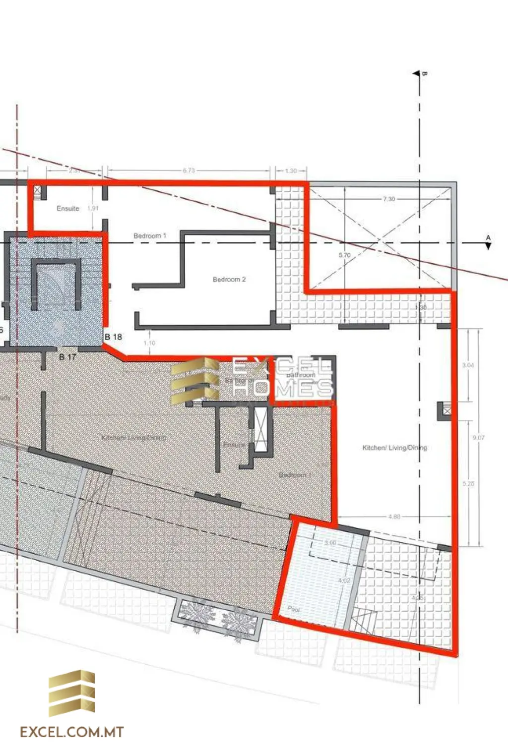 2 bedroom Penthouse in Mellieha, Malta – 24831