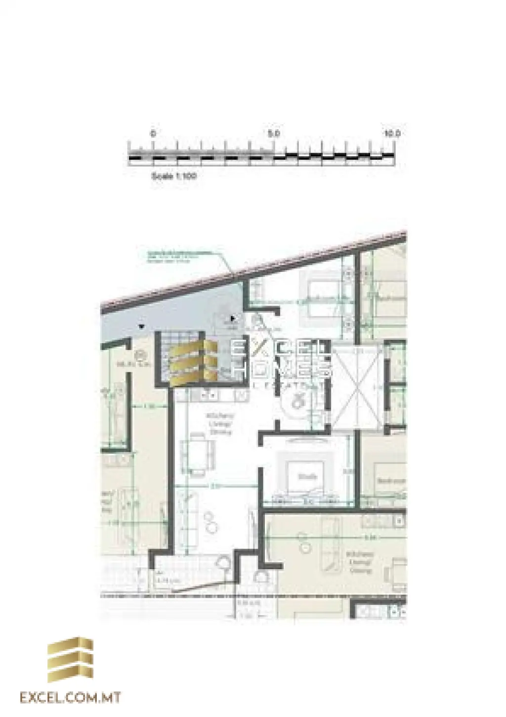 1 bedroom Apartment in Swatar, Malta – 26087