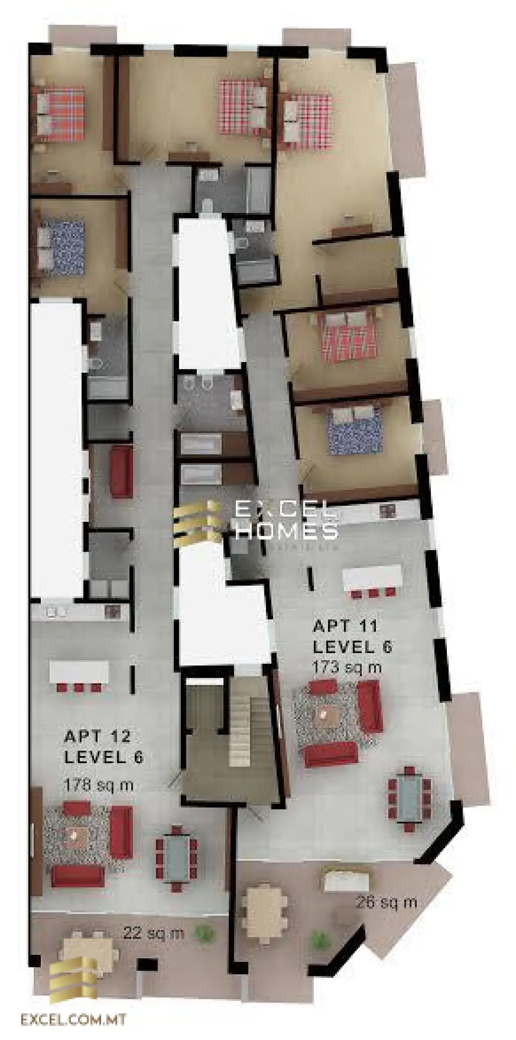 3 bedroom Apartment in Sliema, Malta – 26294