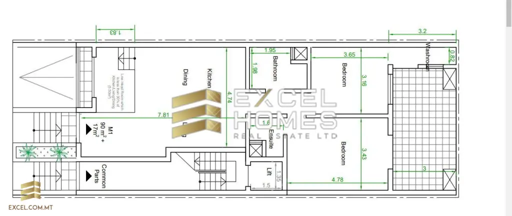 2 bedroom Maisonette in Birkirkara, Malta – 27129