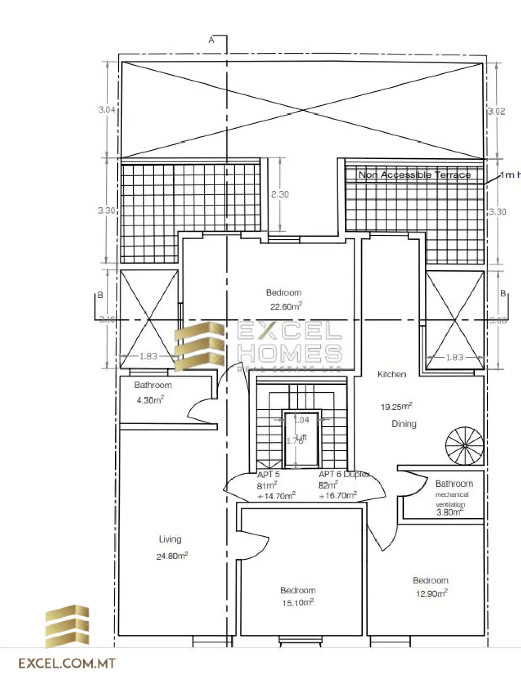 2 bedroom Apartment in Gzira, Malta – 27133