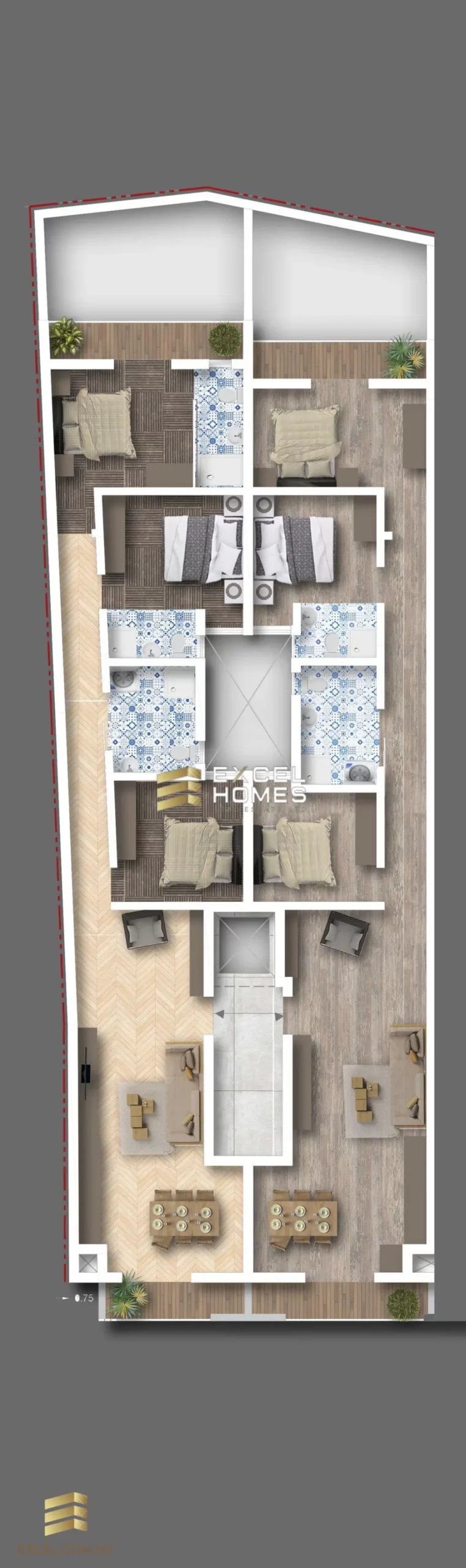 3 bedroom Apartment in Paola, Malta – 27166