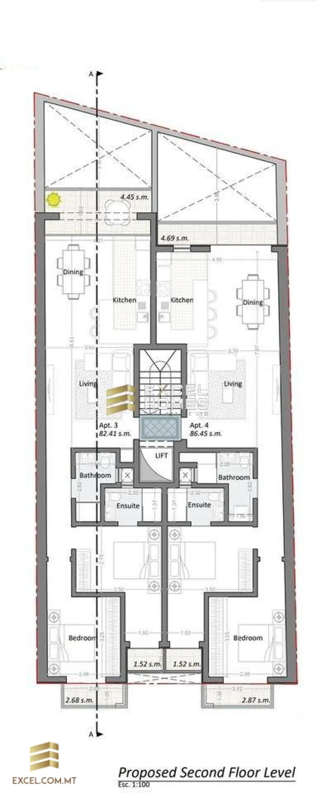 2 bedroom Apartment in Birzebbugia, Malta – 27383