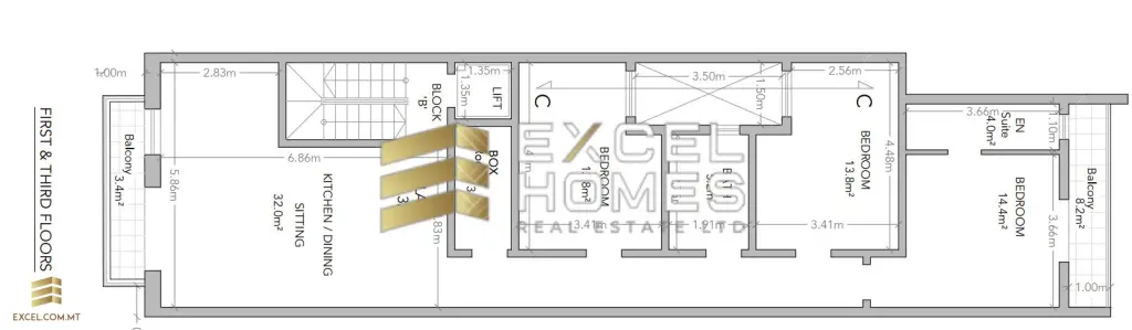 3 bedroom Apartment in Ghajnsielem, Malta – 28625