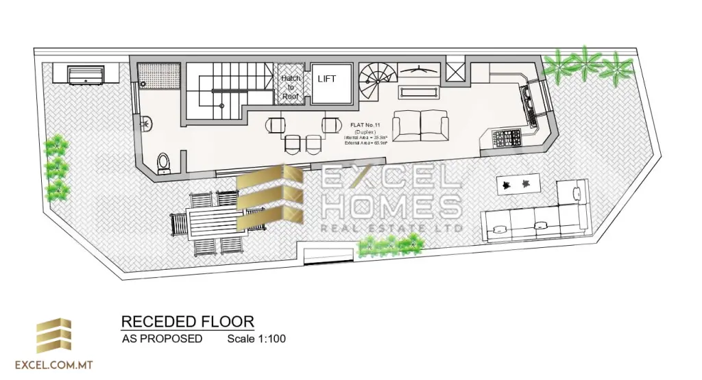3 bedroom Penthouse in Marsalforn, Malta – 57063