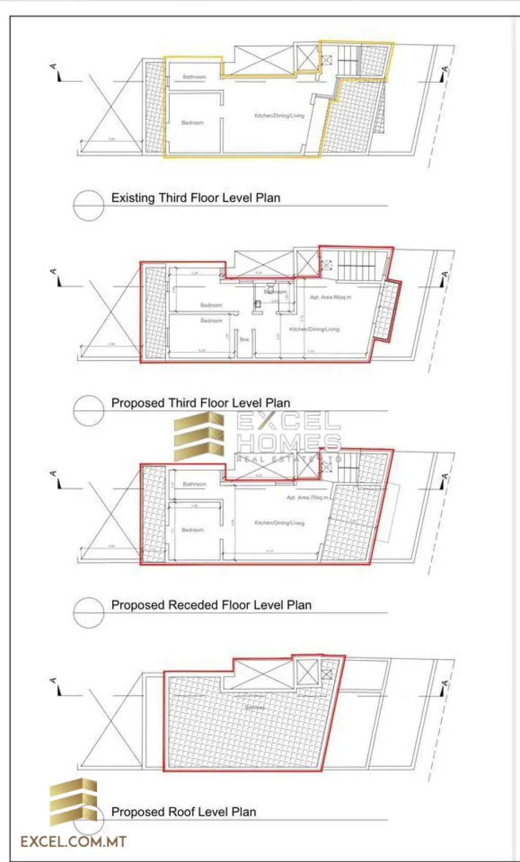 2 bedroom Penthouse in San Pawl Tat-Targa, Malta – 57609