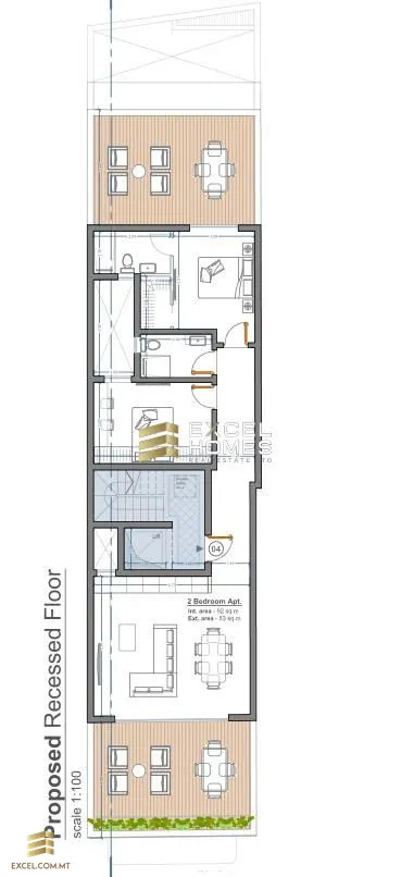 2 bedroom Penthouse in Mellieha, Malta – 57707