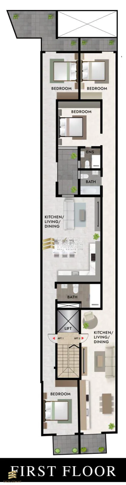 2 bedroom Apartment in Gzira, Malta – 58368