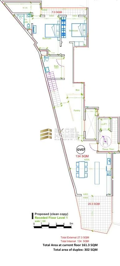 2 bedroom Penthouse in Mosta, Malta – 59936