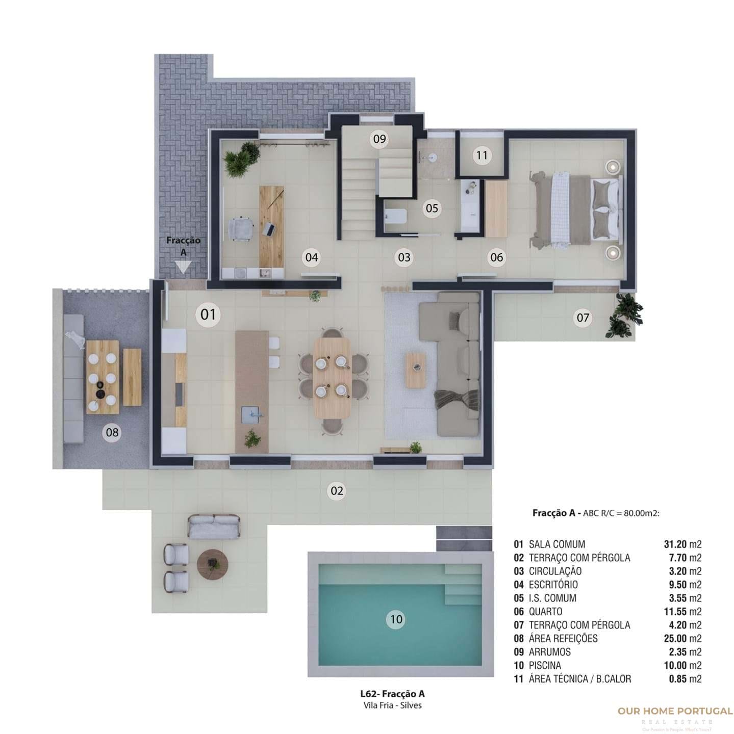 3 bedroom Villa in Silves, Algarve, Portugal – OHP 001-494