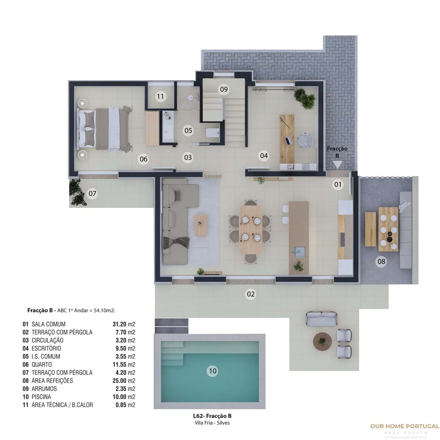 3 bedroom Villa in Silves, Algarve, Portugal – OHP 001-495