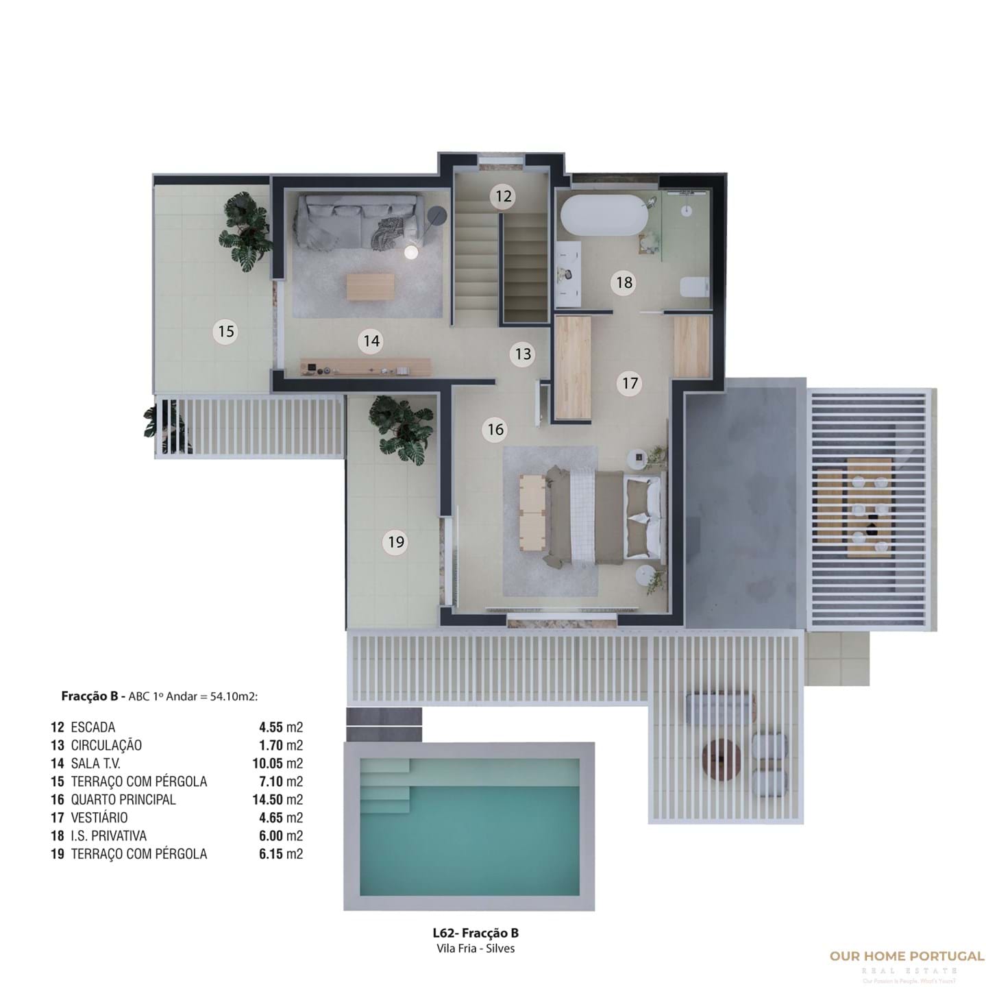 3 bedroom Villa in Silves, Algarve, Portugal – OHP 001-495