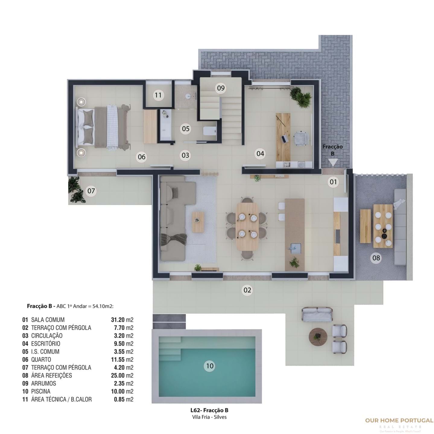 3 bedroom Villa in Silves, Algarve, Portugal – OHP 001-496