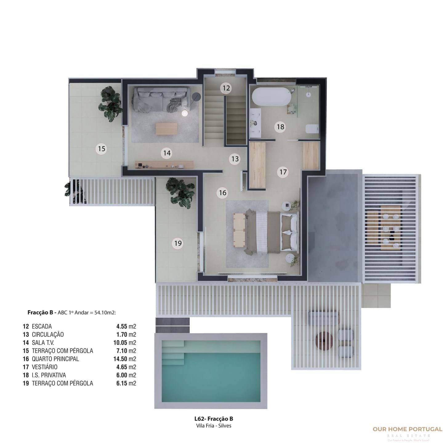 3 bedroom Villa in Silves, Algarve, Portugal – OHP 001-496