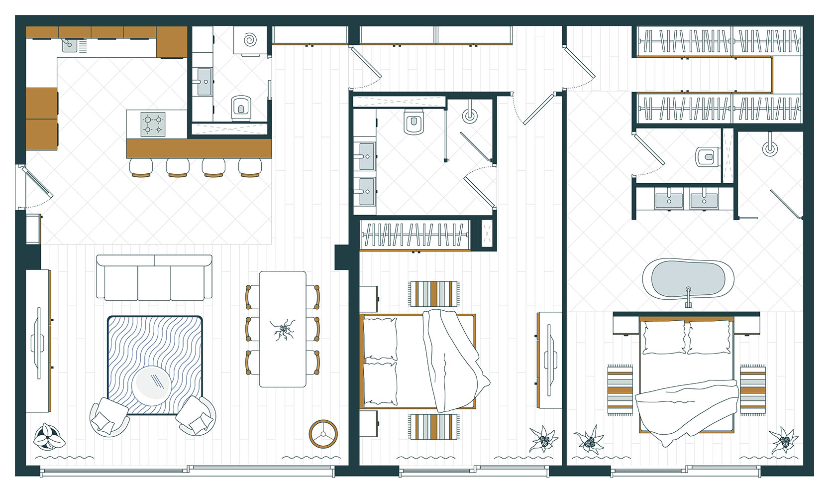 Luxury Apartments Overlooking the Bay of Kotor, Montenegro – MRENB73