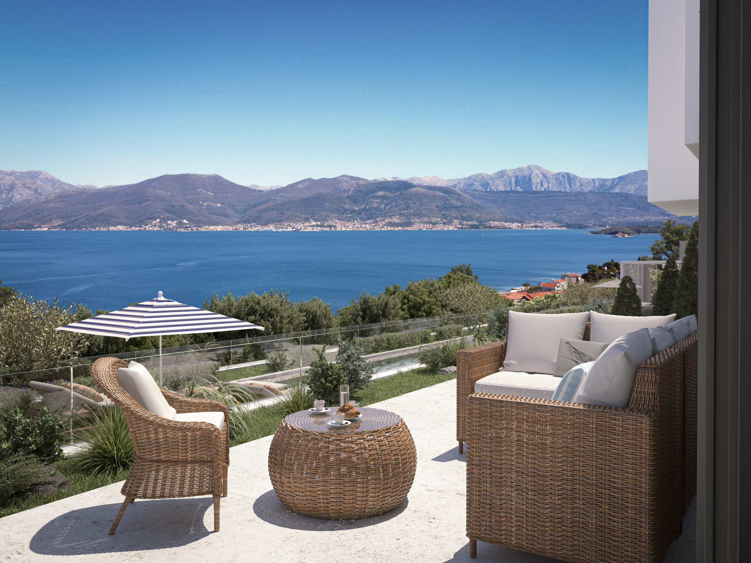 Luxury Apartments Overlooking the Bay of Kotor, Montenegro – MRENB73