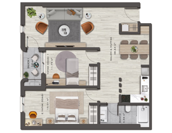 Luxury Apartments for Sale in a Premium Residential Complex, Montenegro – MREOL-10