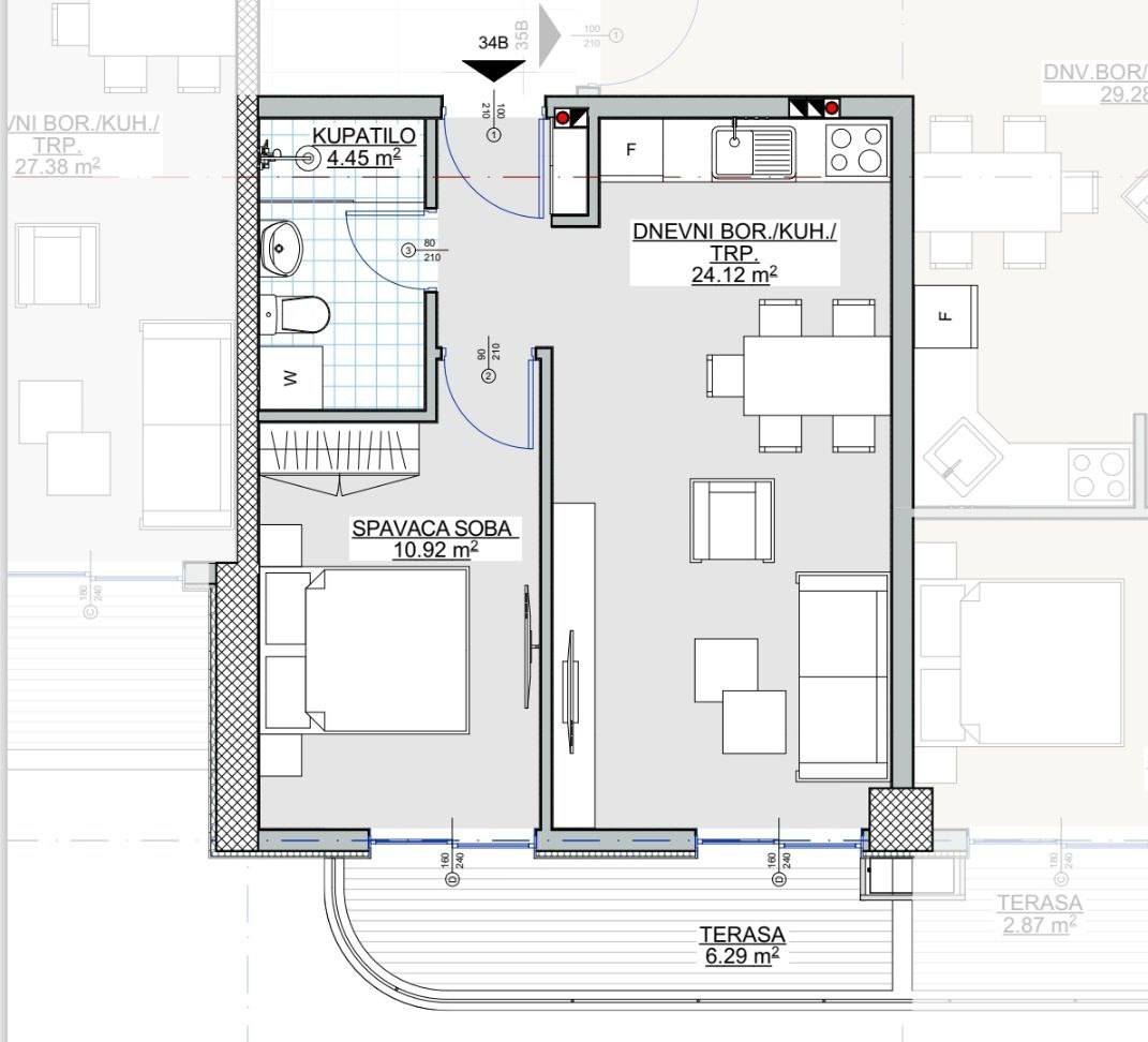 1-Bedroom Apartments for Sale in Bar,  – MREOL-13