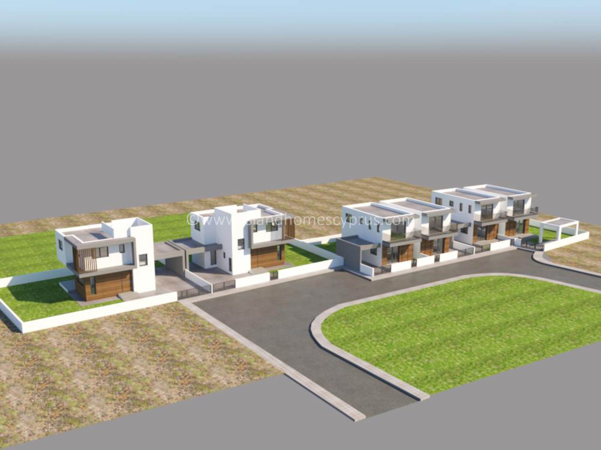 3 bedroom Link-Detached in Vrysoulles, Famagusta, Cyprus – VpV104dp