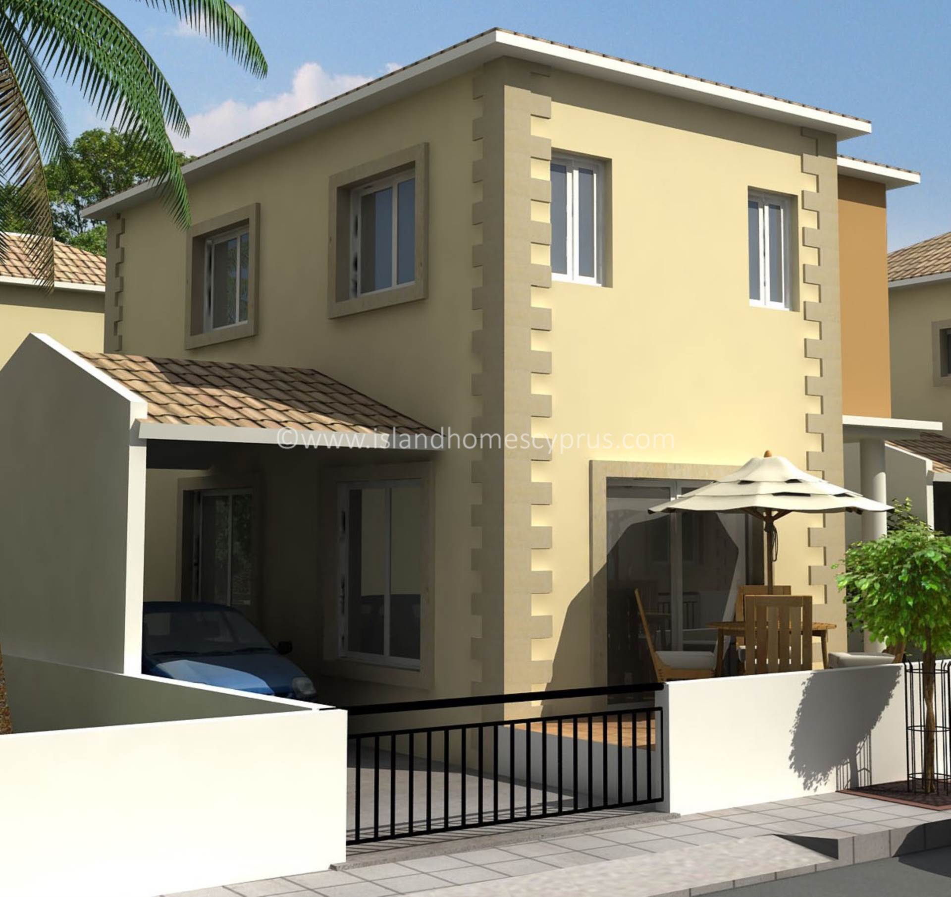 3 bedroom Link-Detached in Vrysoulles, Famagusta, Cyprus – VpV105dp