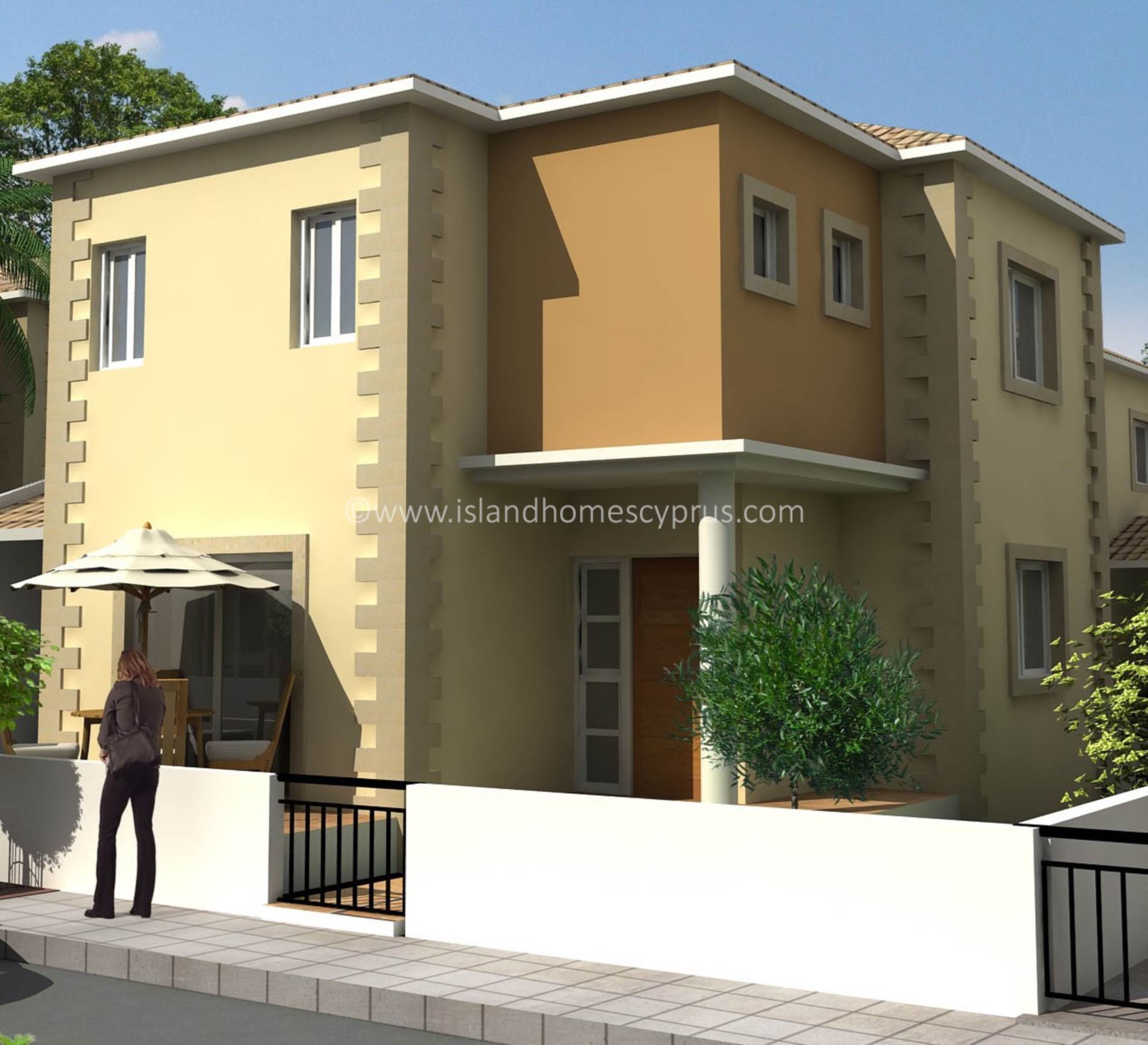 3 bedroom Link-Detached in Vrysoulles, Famagusta, Cyprus – VpV105dp
