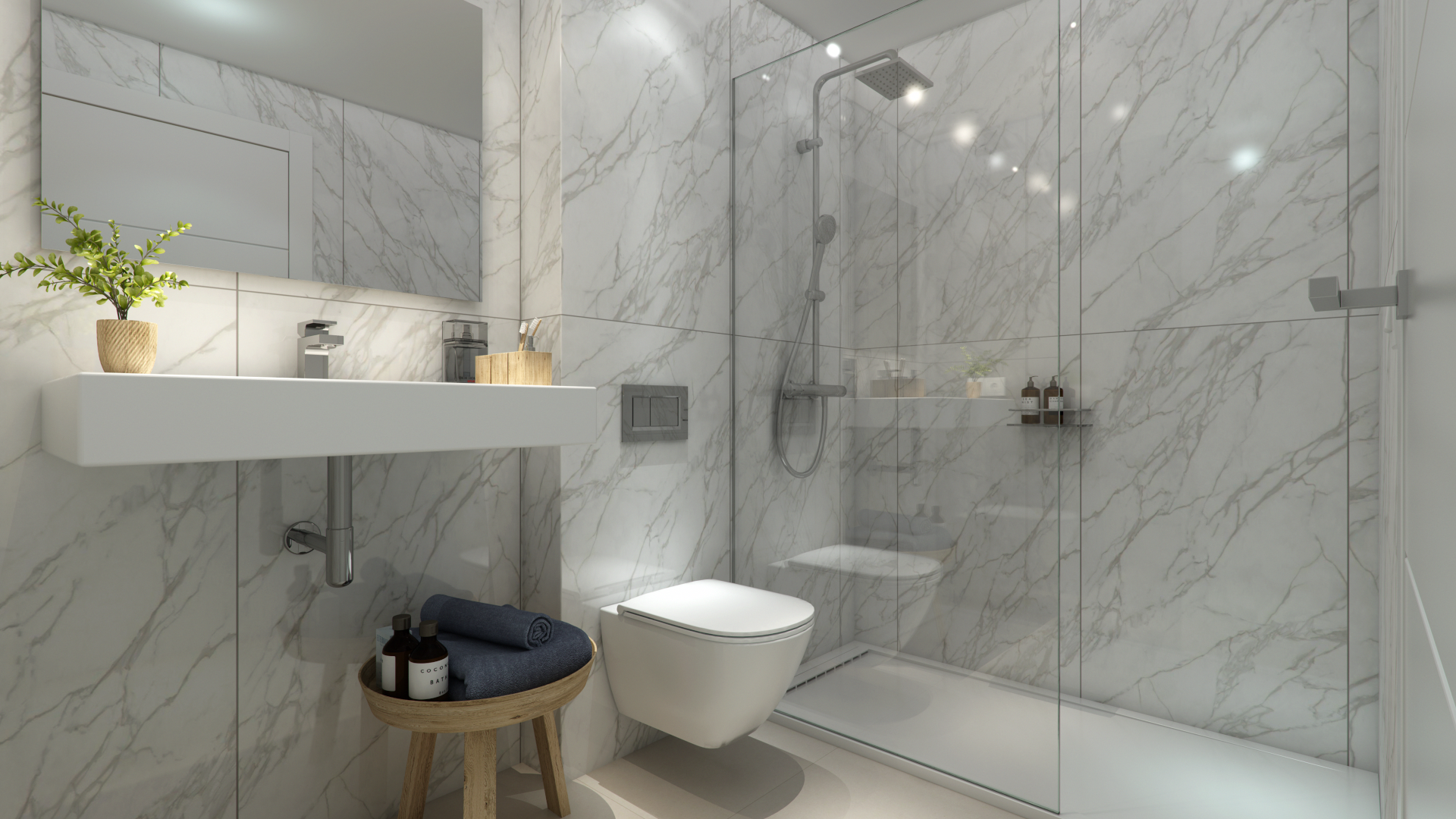 2 bedroom Ground Floor Apartment in Casares, Malaga, Spain – 428-04153ND