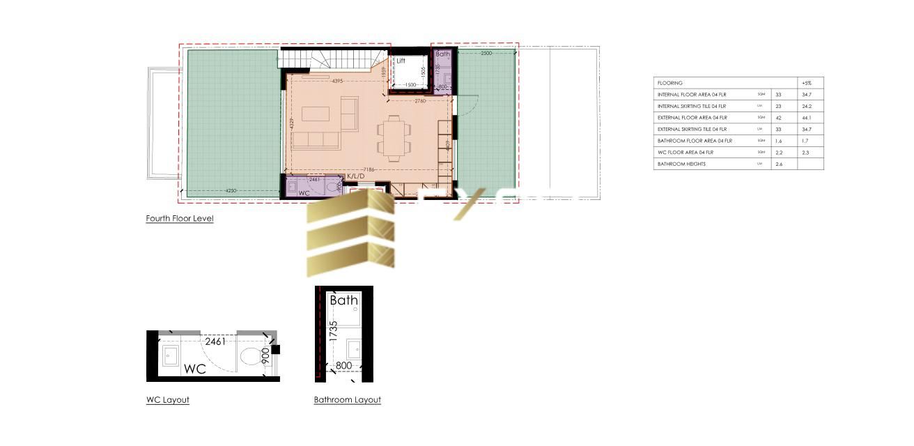 3 bedroom Penthouse in Pembroke, Malta – 62052