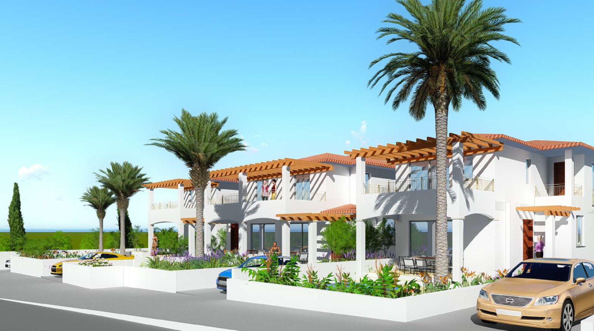 6 bedroom Villas / Houses in Coral Bay, Paphos, Cyprus – V-COR-172_173