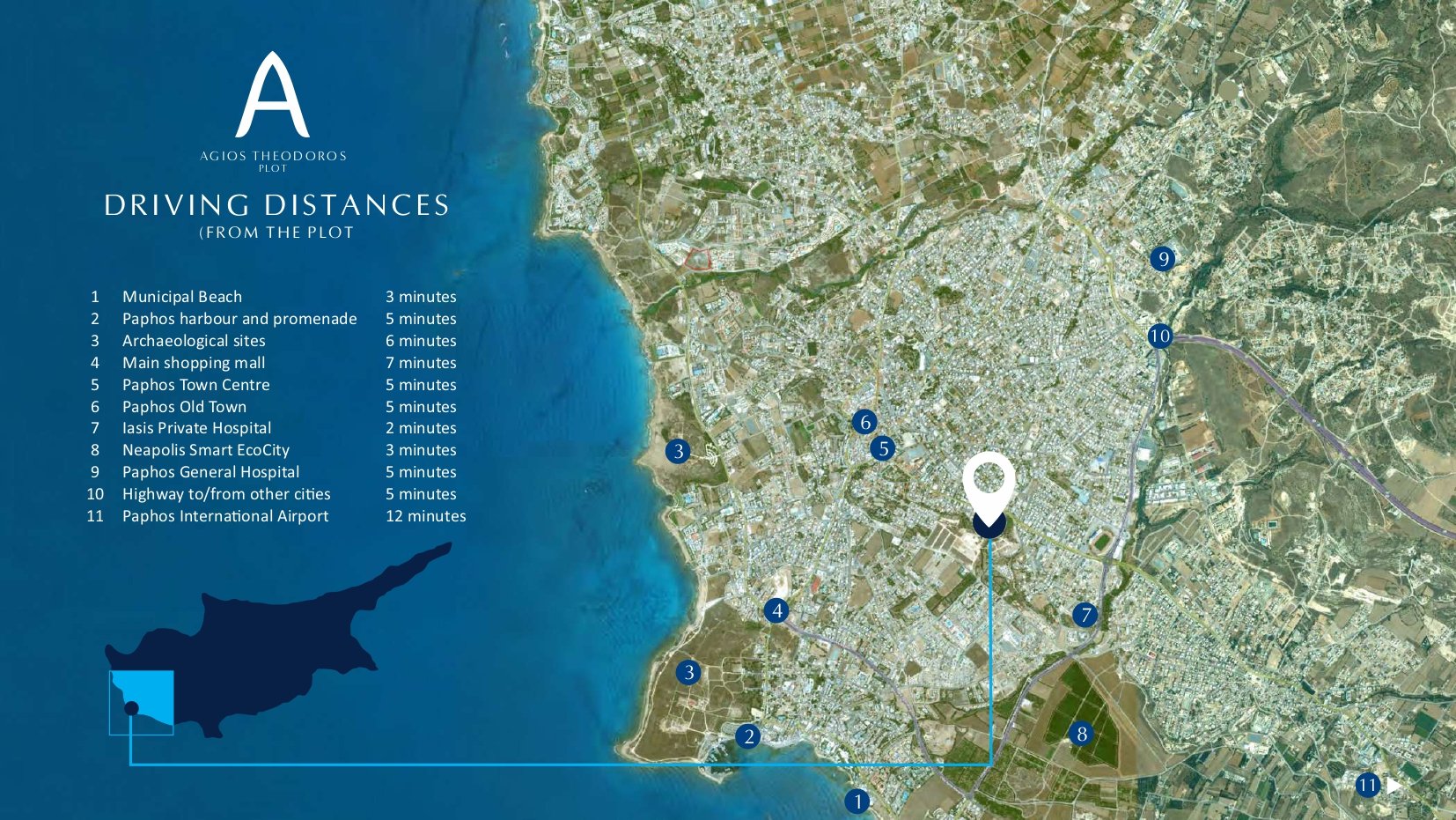 Plots & Land Parcels in Paphos (City Centre), Paphos, Cyprus – P-AGTHEOD