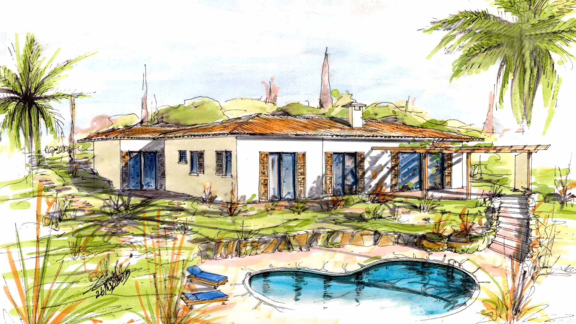 3 bedroom Villas / Houses in Tsada, Paphos, Cyprus – V-OLY-3-15