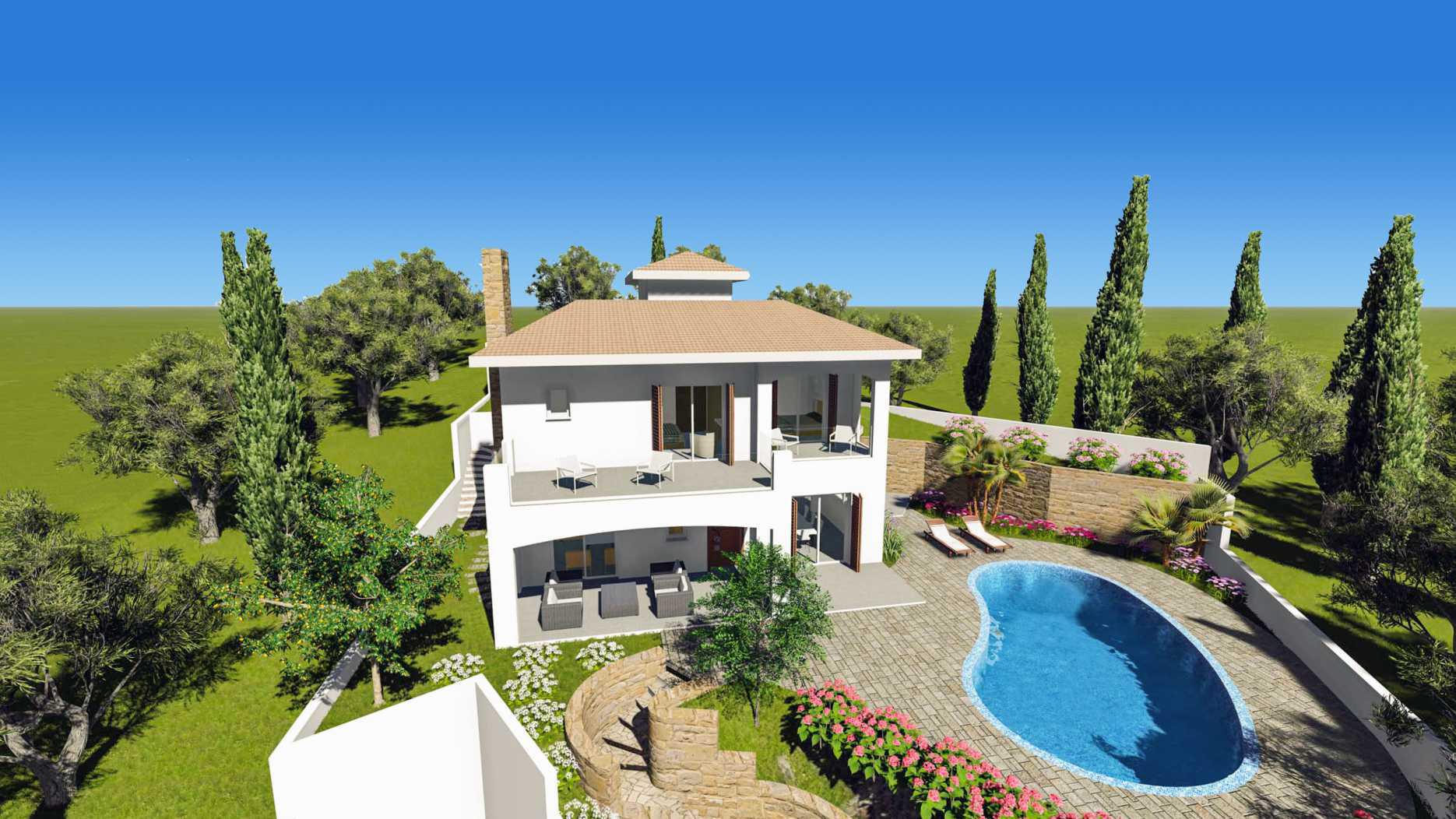 4 bedroom Villas / Houses in Kamares Village, Paphos, Cyprus – V-AKAK-4-06